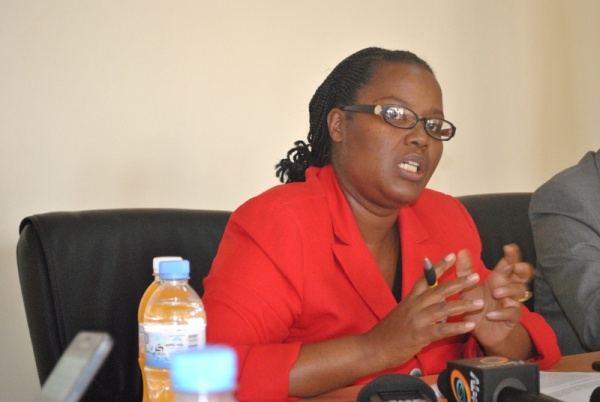 The Minister of Agriculture and Animal Ressources, Geraldine Mukeshimana 