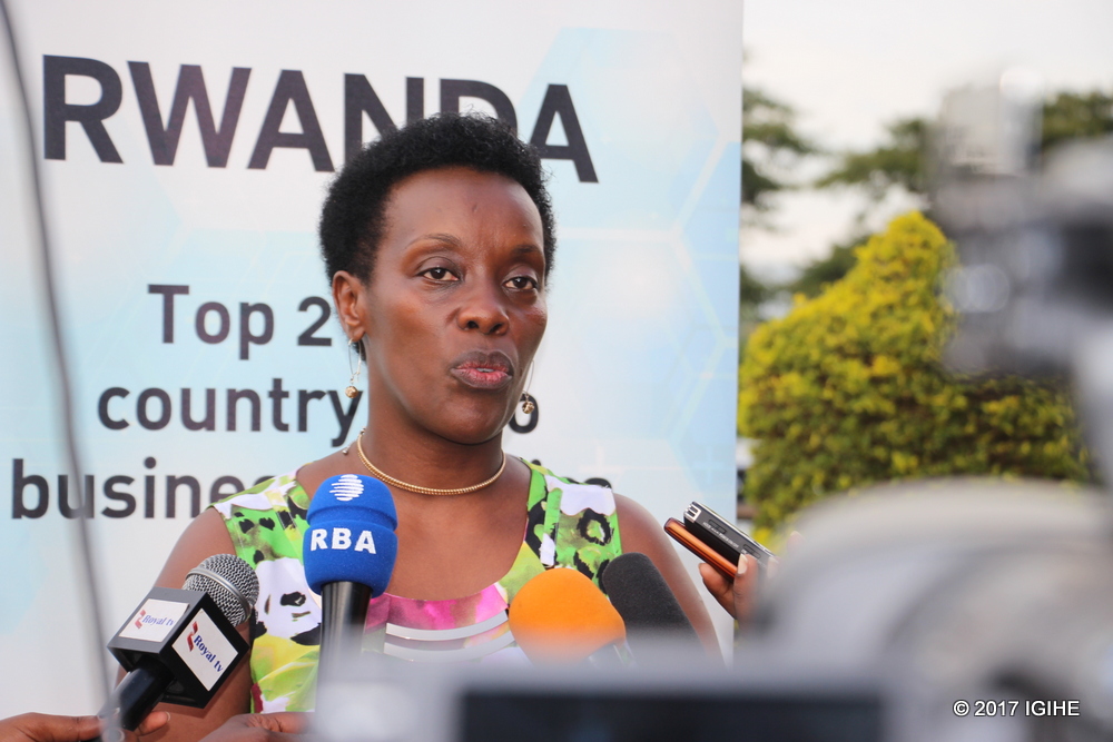 The Minister of Health, Dr Diane Gashumba