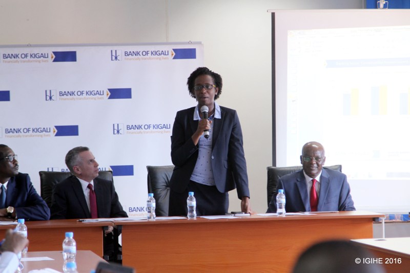 The acting BK CEO, Dr. Diane Karusisi promised to show a good performance in collaboration with BK employees.