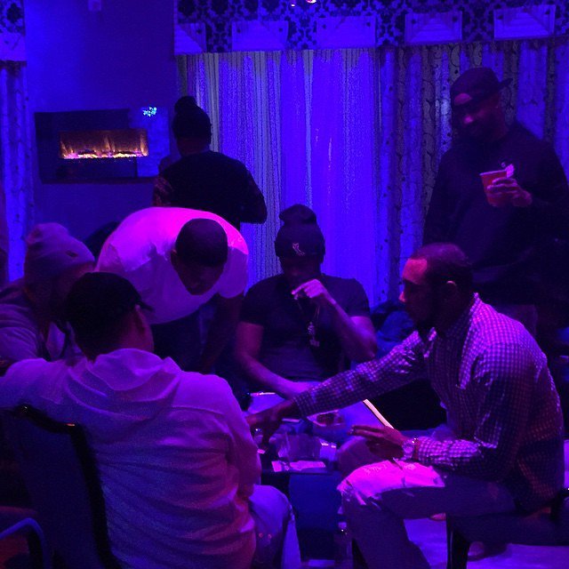 Drake shared what looked like a picture from a delightful holiday party
