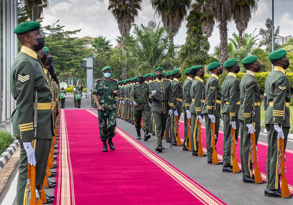 Gen Mbala  arrived in Rwanda on Wednesday 10th November 2021. 