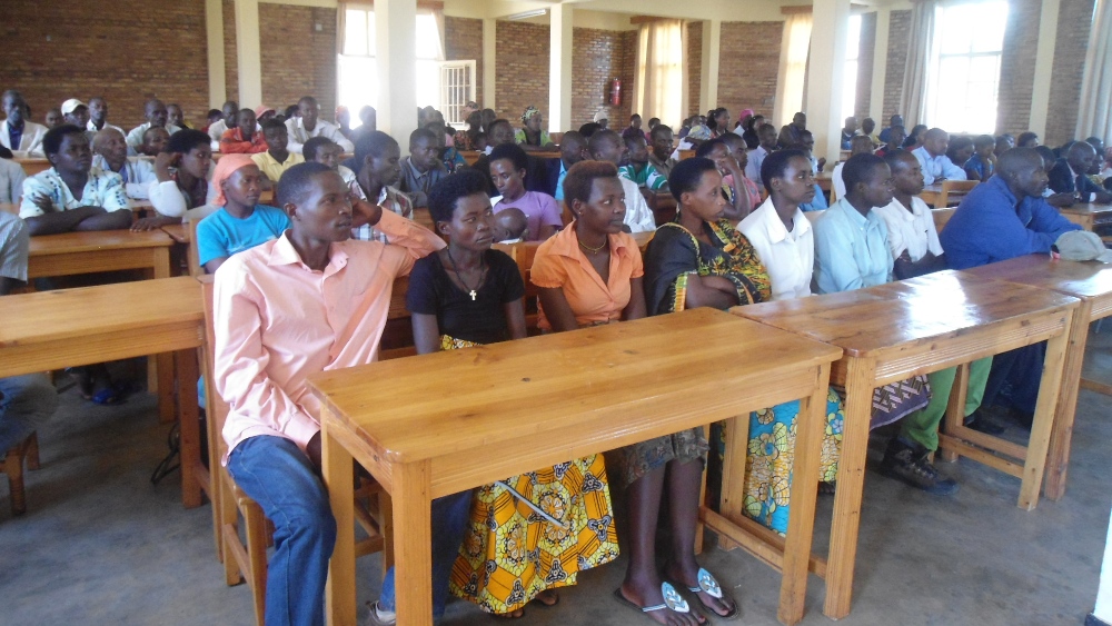 PSD members in Huye district during Sunday congress.