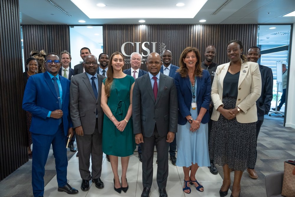The signing took place at CISI’s London headquarters during a high-level visit organised by TheCityUK under the Kigali International Financial Centre (KIFC) Skills Council initiative.