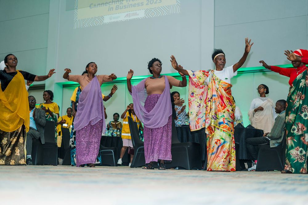It was glamour as the women led saving groups received awards. 