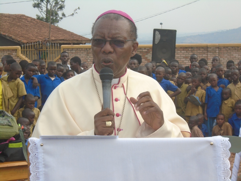 The president of Episcopal Council and the spokesperson of Catholic Church in Rwanda , Bishop Philippe Rukamba