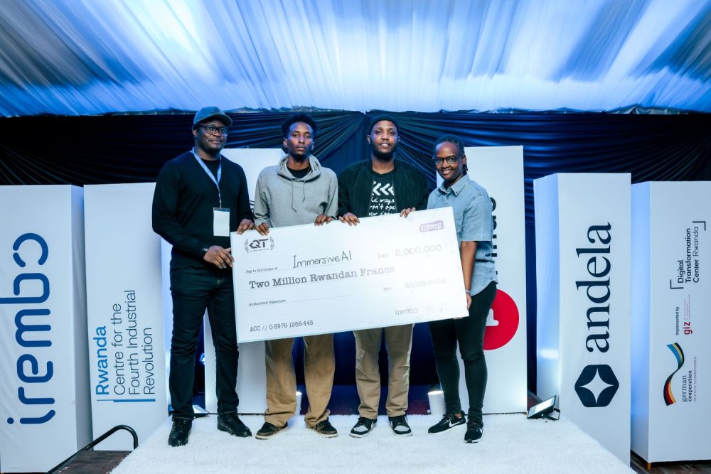 The Immersive AI project finished second in the competition.