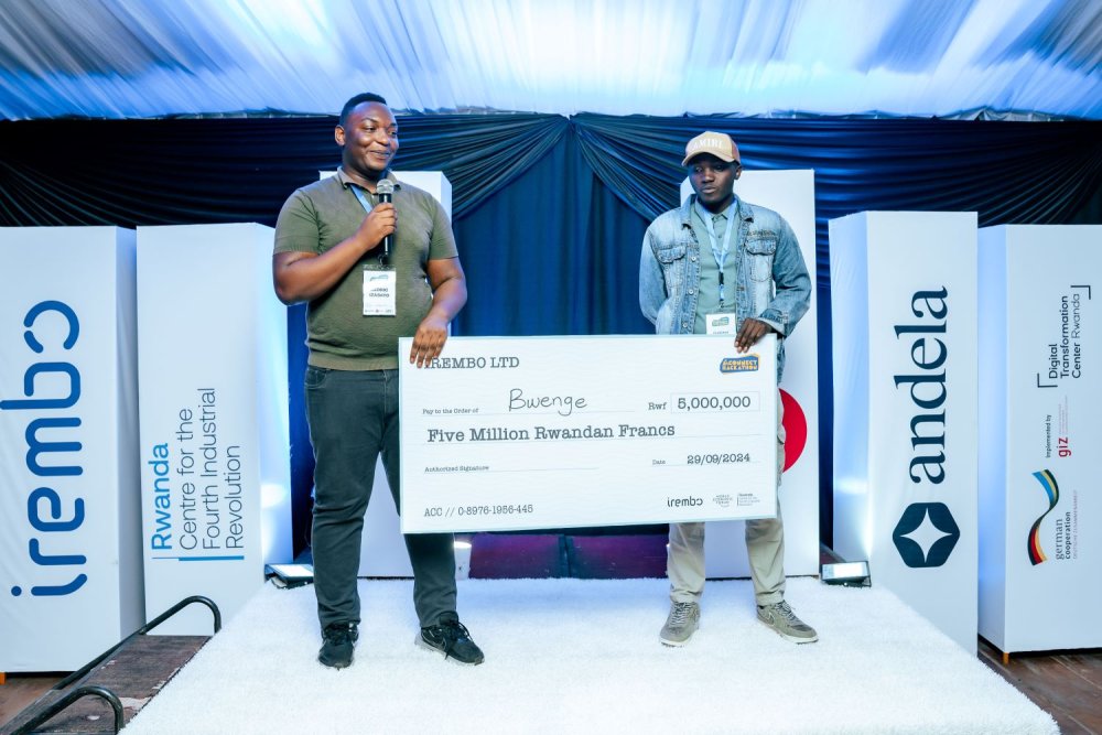 21-year-old duo, Cedric Izabayo and Libériste Clarence, emerged as the winners of the hackathon.