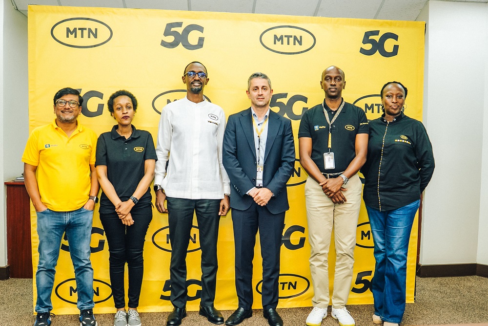 MTN officials during the recent media briefing.