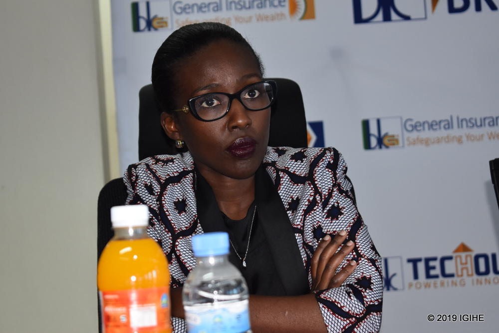 Carine Umutoni, the Managing Director of BK Capital Ltd