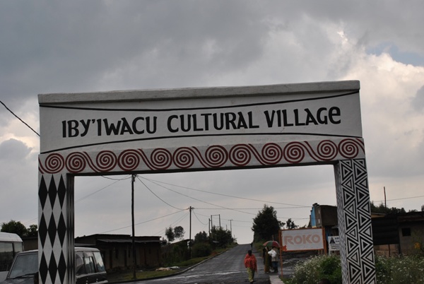 The entrance of Iby'Iwacu Cultural Village.