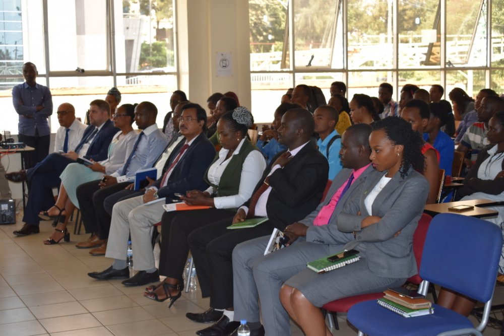 The event started with a panel discussion engaging students on the importance of leveraging development on digital financial transactions.
