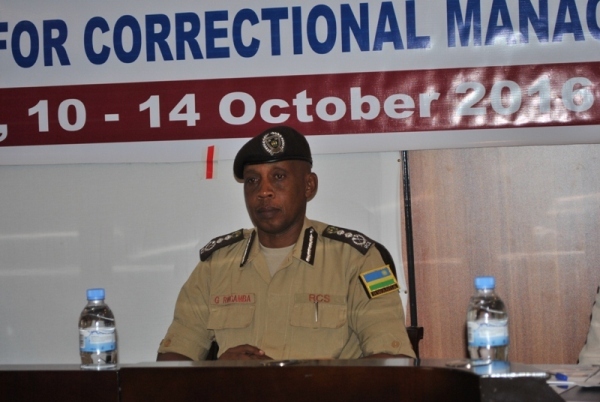 The Commissioner General of Prisons (CGP), George Rwigamba 