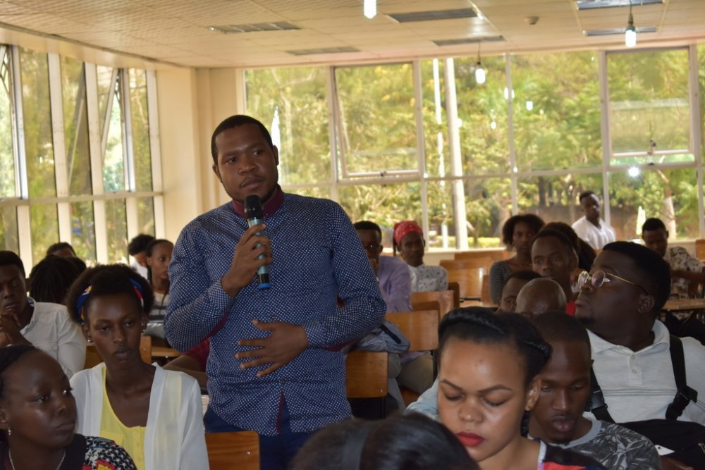 Students had time to ask questions on the subject
