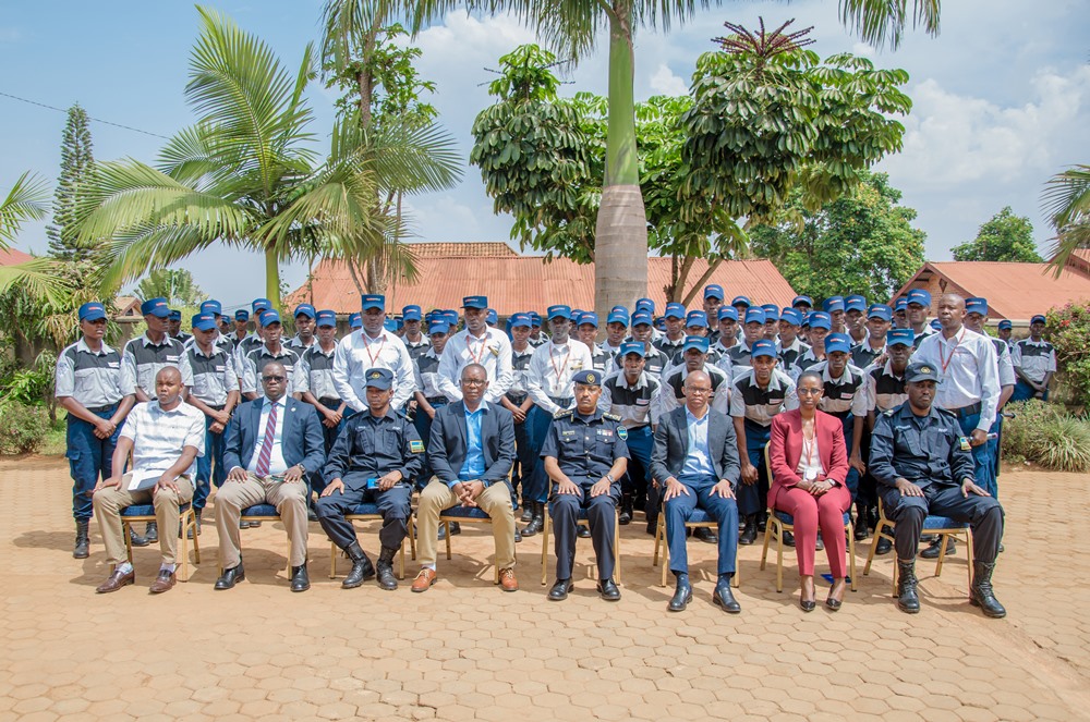 The pass-out of 87 new security personnel of GardaWorld security firm took place in Gatenga Sector, Kicukiro District.