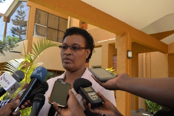 The president of Rwanda’s parliamentary chamber of deputies, Mukabalisa Donatille 
