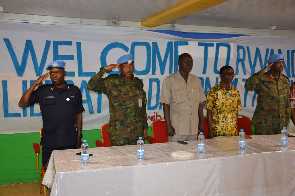 Rwandan Police, military and correctional service peacekeepers deployed in various UN missions across the globe, on June 4, joined the rest of Rwandans to mark the 25th Liberation anniversary.