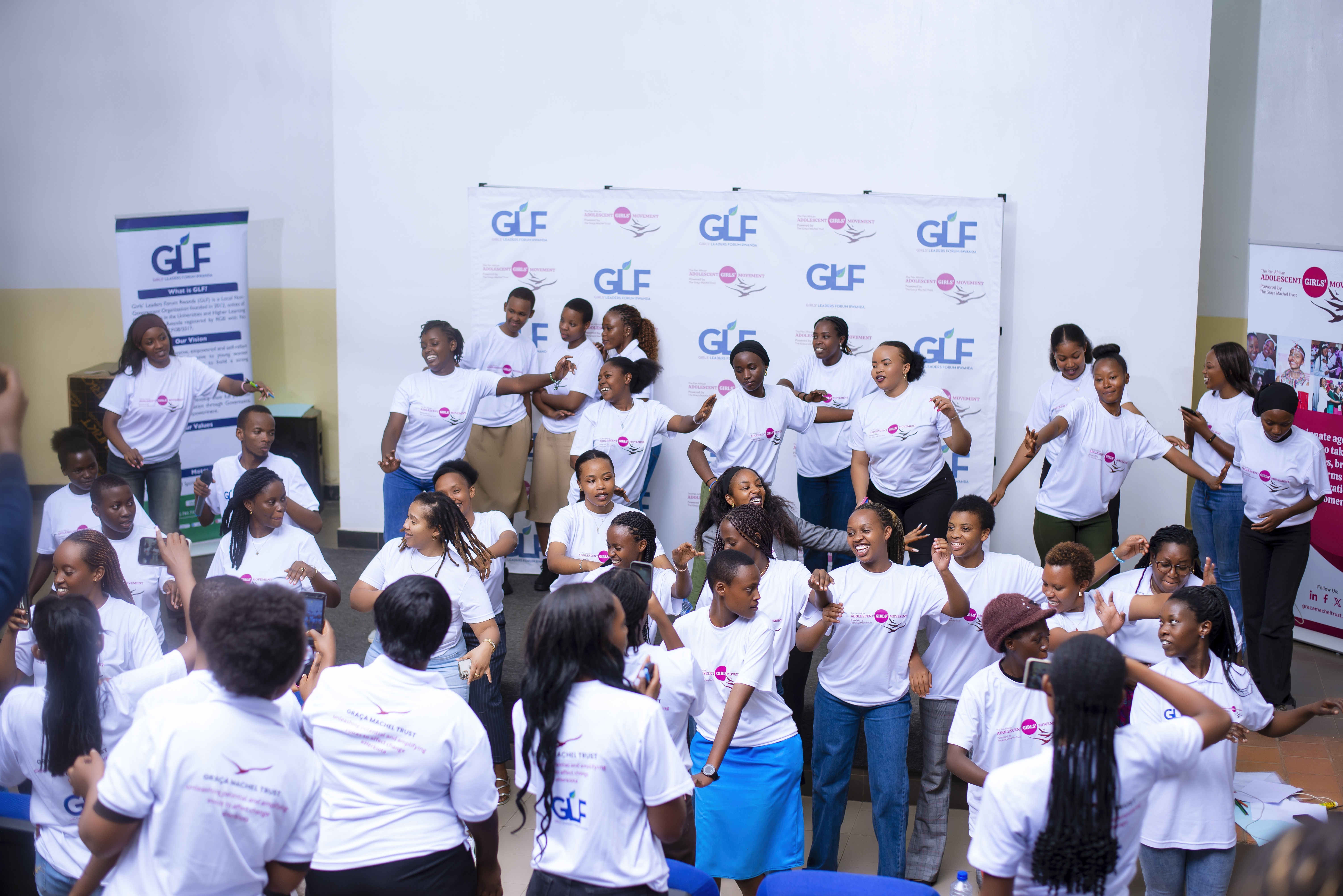 The forum brought together over one hundred young women from high schools and universities across Rwanda.