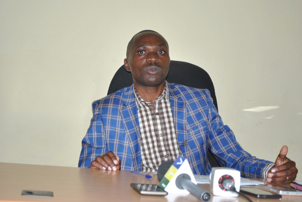 Burera vice mayor for economic affairs, Habumuremyi Evariste.Photo Théophile Niyitegeka.