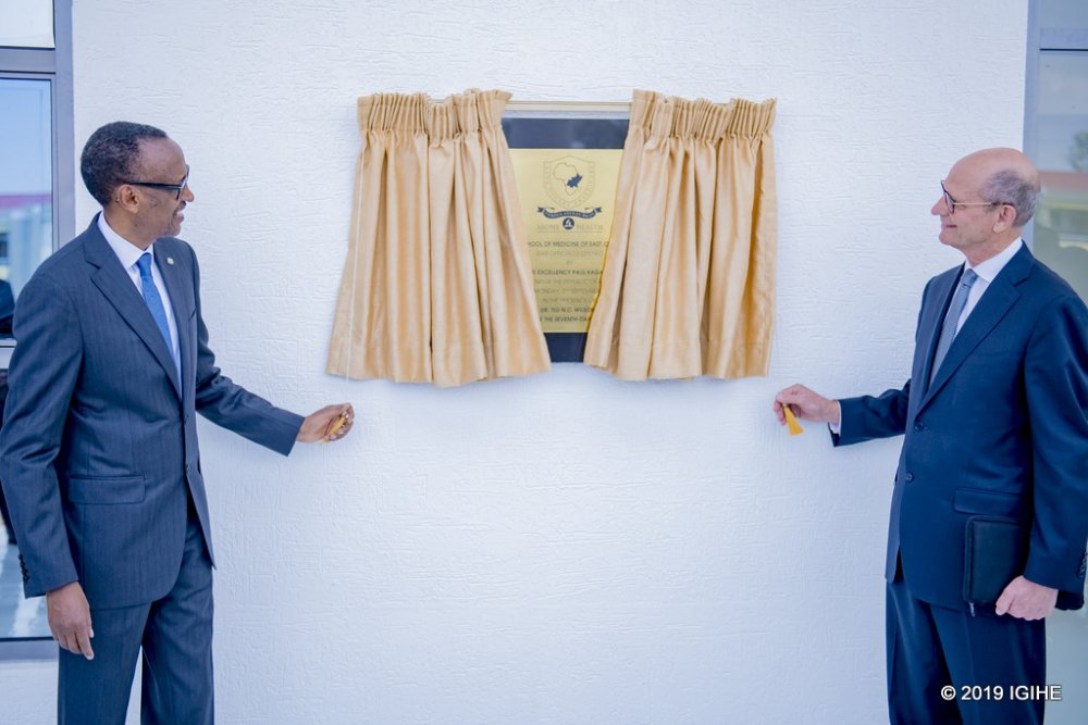 President Paul Kagame inaugurated the Adventist School of Medicine of East-Central Africa-ASOME at the Adventist University of Central Africa (AUCA)