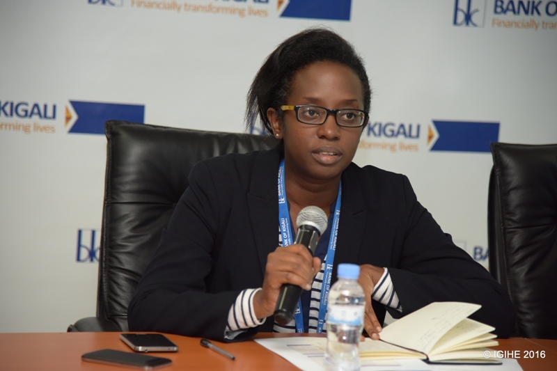 The BK Chief Executive Officer,  Dr Diane Karusisi