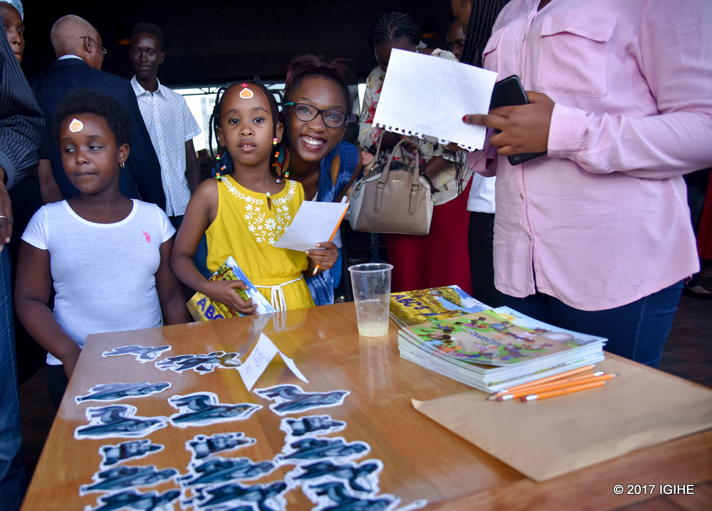 The launch of ABC's book took place at Brioche in Kacyiru. 
