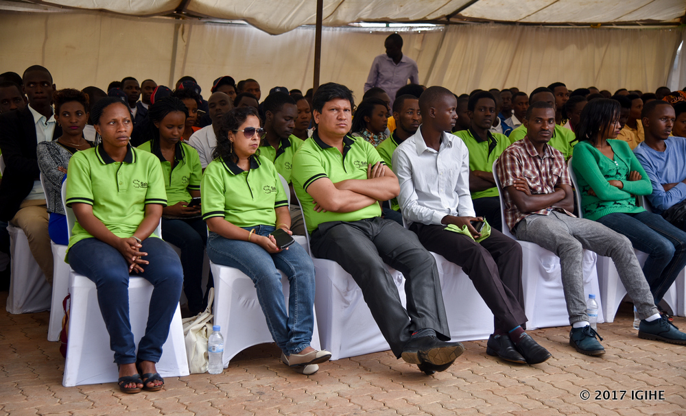 Employees in various institutions and firms attending celebration of Labor Day. 