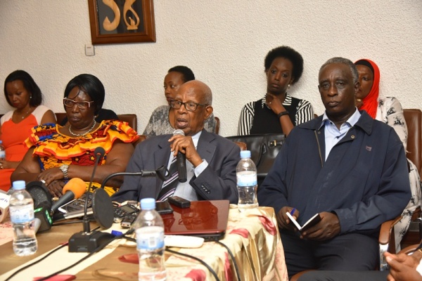Pastor Mpyisi Ezra during a press briefing recently 