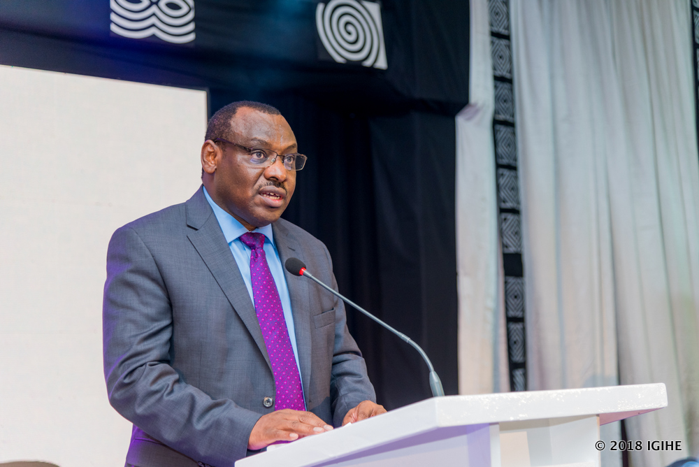 The Minister of Finance and Economic Planning, Amb. Claver Gatete