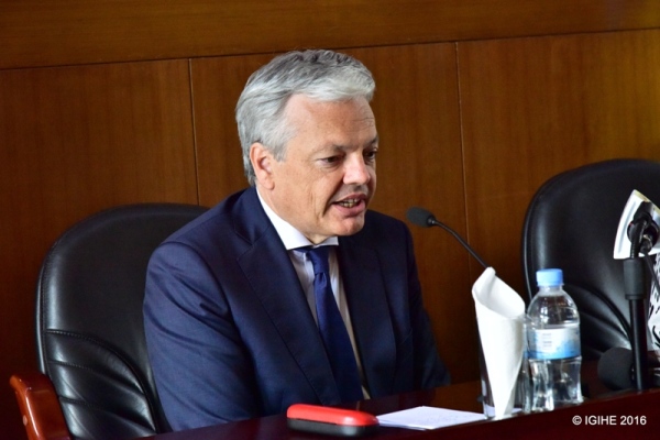 The Belgian Minister of Foreign Affairs, Didier Reynders