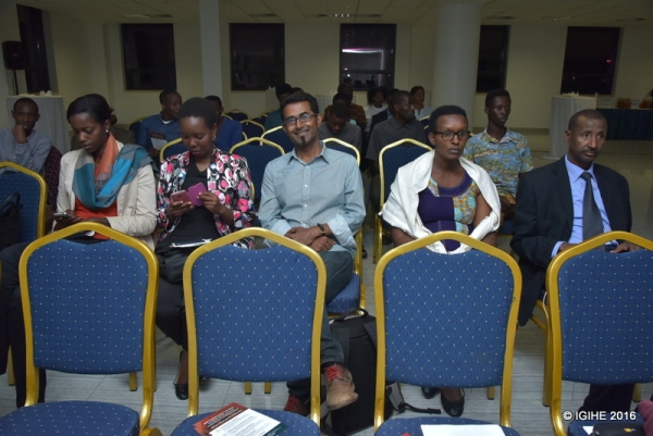 Participants pay attention as they receive explanations of how courses are offered at ALU during  the orientation event yesterday 
