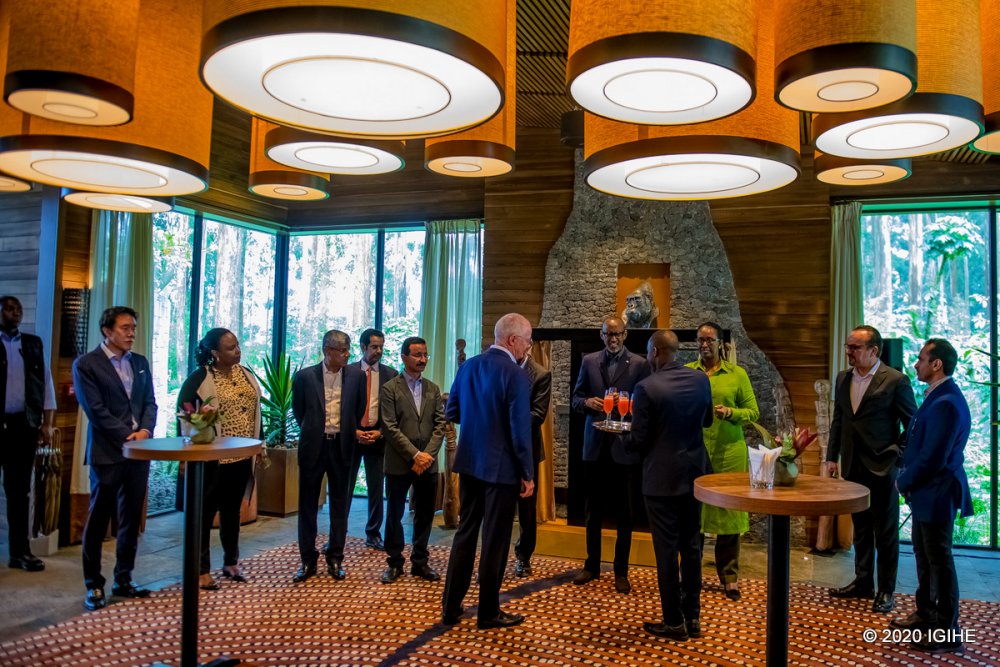 The multi-million facility has 21 rooms, decorated with Rwandan cultural items such as Imigongo and other artworks.