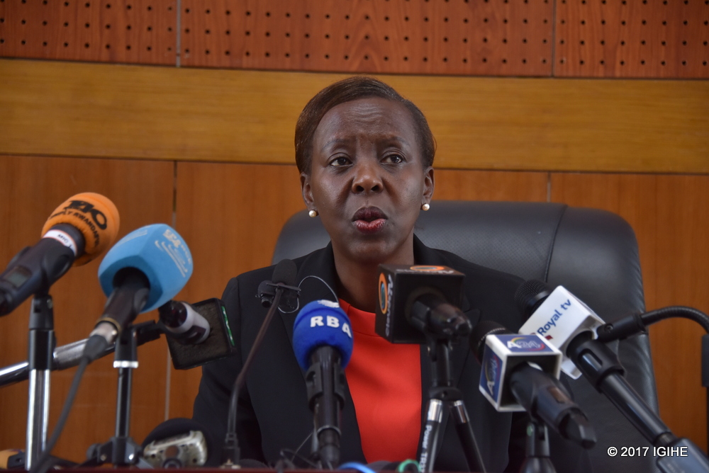 The Minister of Foreign Affairs, Louise Mushikiwabo.