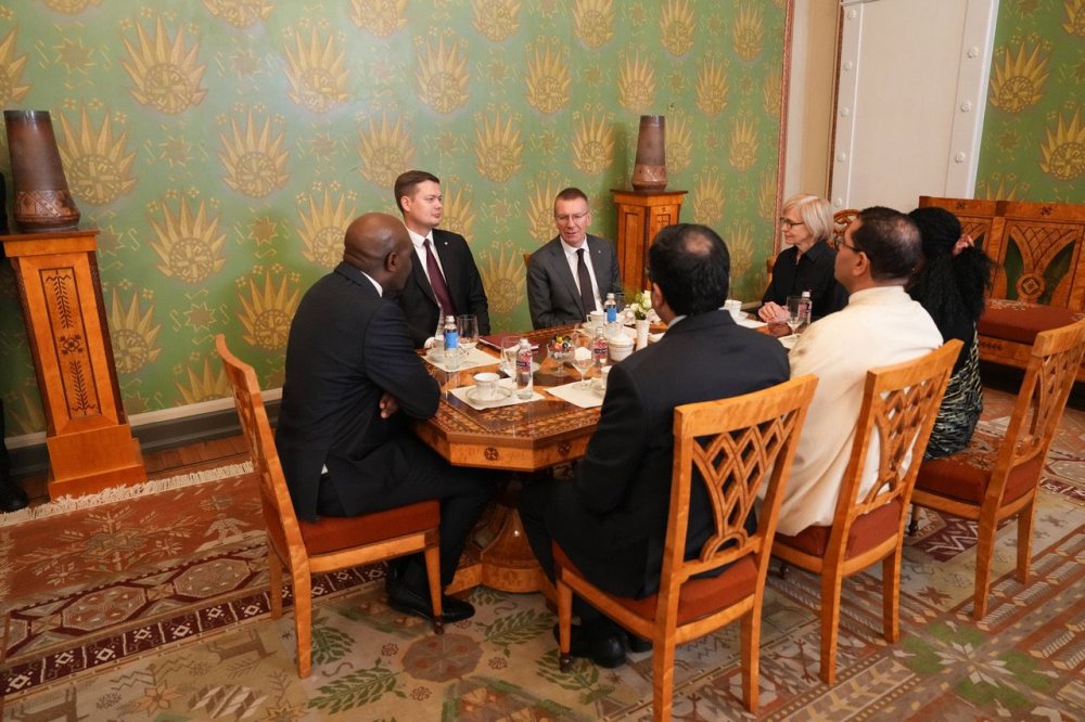 President Rinkēvičs and Amb. Dushimimana held talks on strengthening bilateral and multilateral cooperation, notably in the areas of trade and investment.