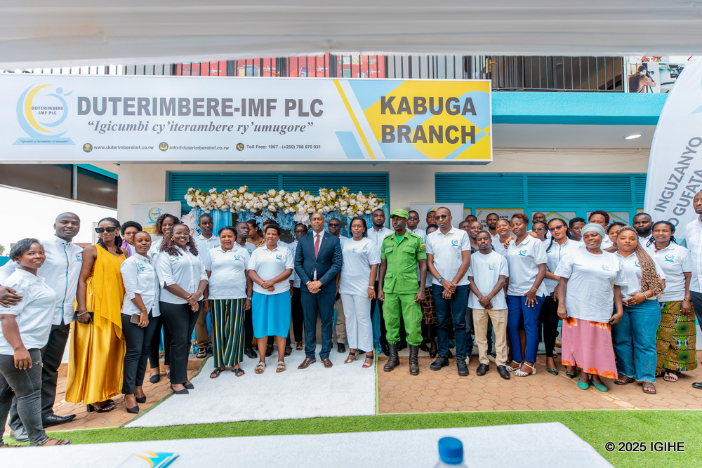 Duterimbere IMF Plc has opened a new branch in Kabuga, located in Masaka Sector, Gako Cell, Cyugamo Village.