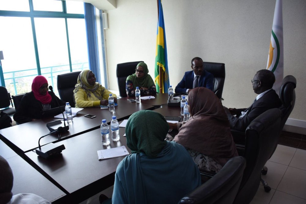 A Sudanese delegation briefed about Rwanda’s initiatives in different sectors of the country.