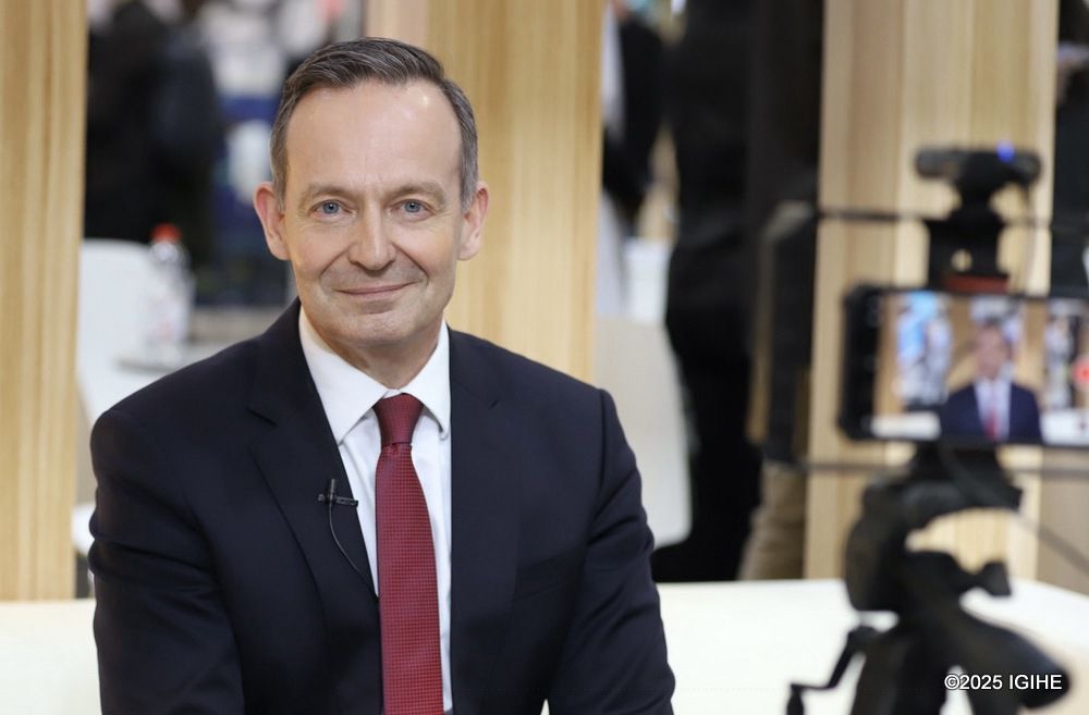Germany's Federal Minister for Digitalization and Infrastructure, Dr. Volker Wissing during an interview with IGIHE.
