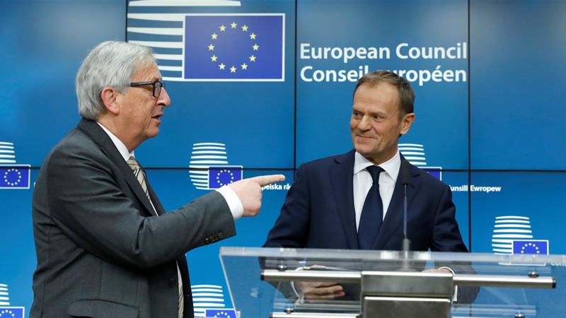 Tusk's home country of Poland was the only to vote against his re-election