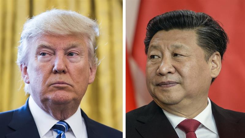 US President Donald Trump will host Chinese President Xi Jinping (right) on Thursday and Friday