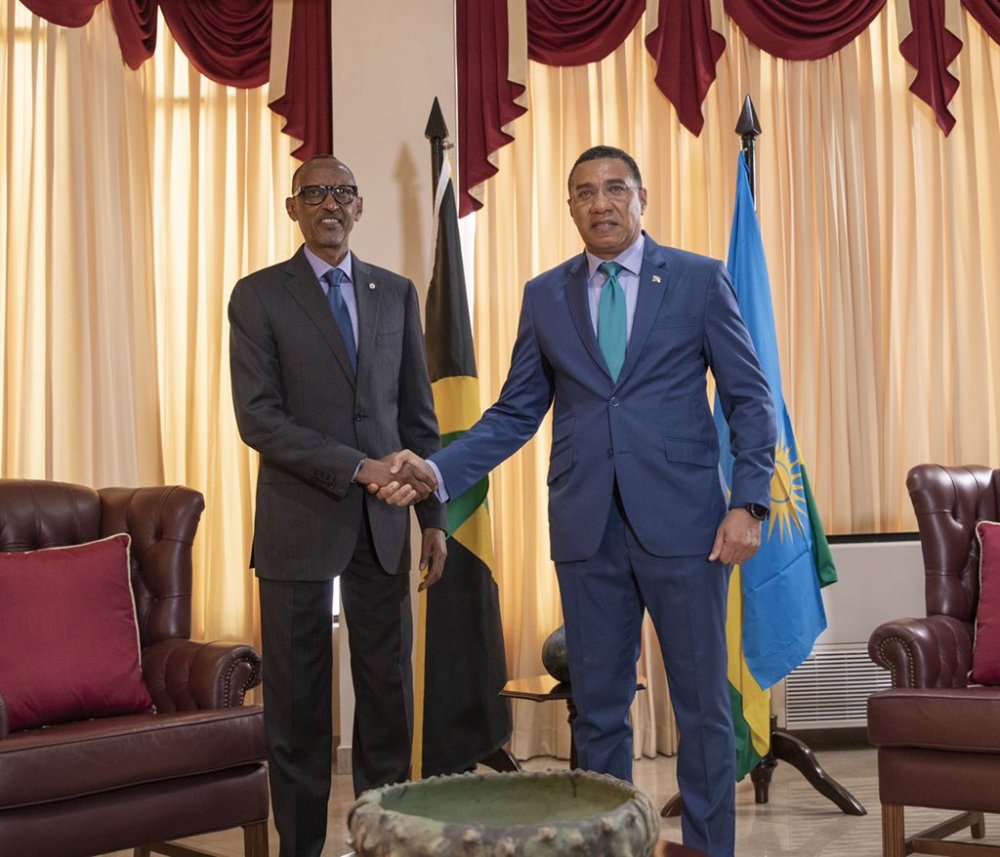 Rwanda and Jamaica committed to deepen relations. 