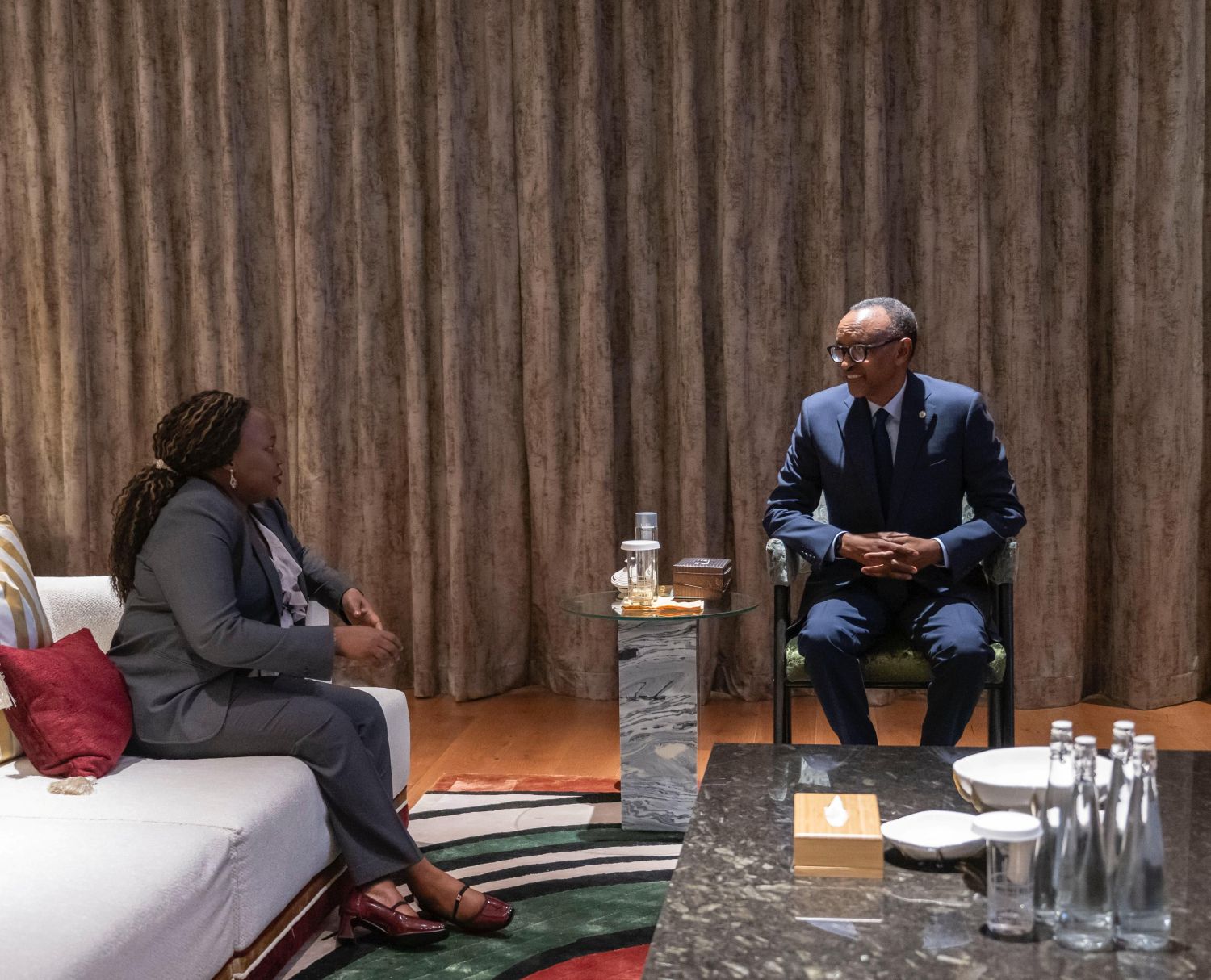 The meeting comes months after President Kagame hosted the EAC Secretary-General at Urugwiro Village in September last year.