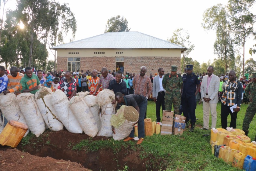 Some of the disposed of narcotic drugs
