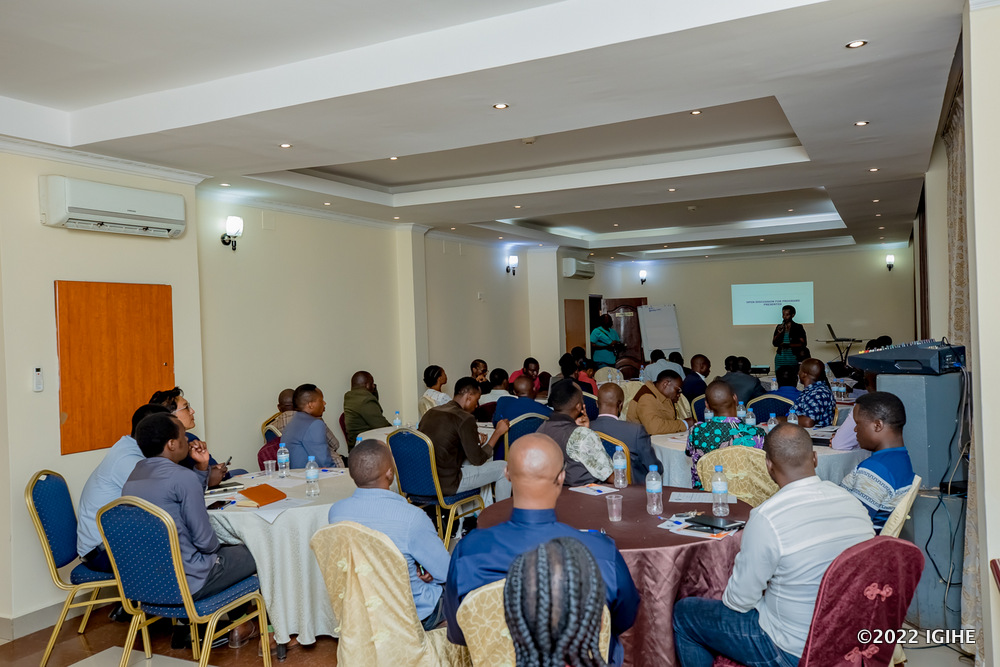 Participants of the event following presentations on the anticipated contribution of University of World Mission Frontiers in Rwanda.  