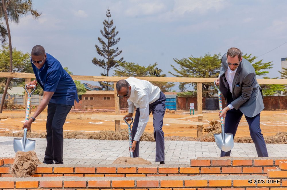 The groundbreaking ceremony took place in Remera. 
