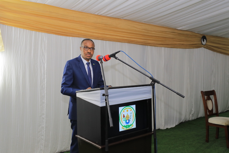 The official send-off event held at RDF Headquarters Senior Officers Mess on 31 July was presided over by the Minister of Defence, Maj Gen Albert Murasira on behalf of the Commander-in-Chief of RDF. 