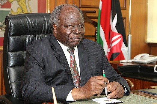 Former President Mwai Kibaki during a previous interview. FILE PHOTO | NAIROBI NEWS
