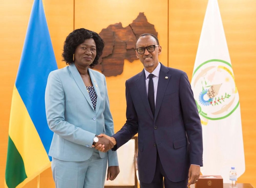 President Paul Kagame yesterday received South Sudan’s Minister of Foreign Affairs and International Relations, Hon. Awut Deng Acuil.