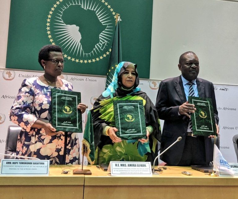 The agreements signed in Addis Ababa, at the headquarters of the African Union in Ethiopia will see Rwanda hosting 500 refugees.