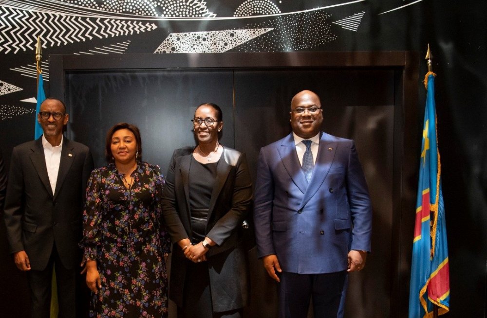 Their discussions held yesterday evening were also attended by First Lady Jeannette Kagame and her counterpart of DRC, Nyakeru Tshisekedi.