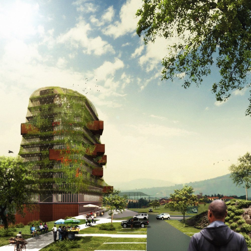 The artistic impression of Nobelia Tower.