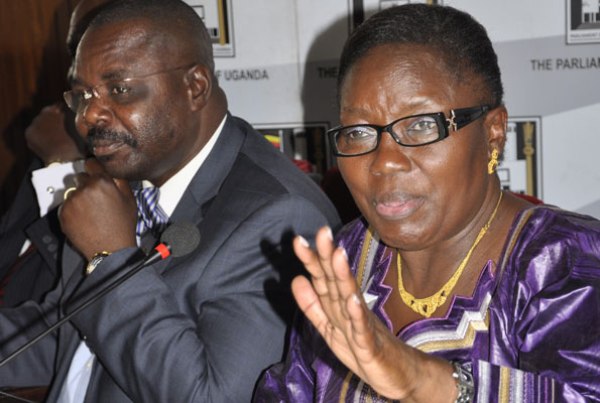 L-R: Mr Oulanyah and Ms Kadaga all nominated for Speakership.